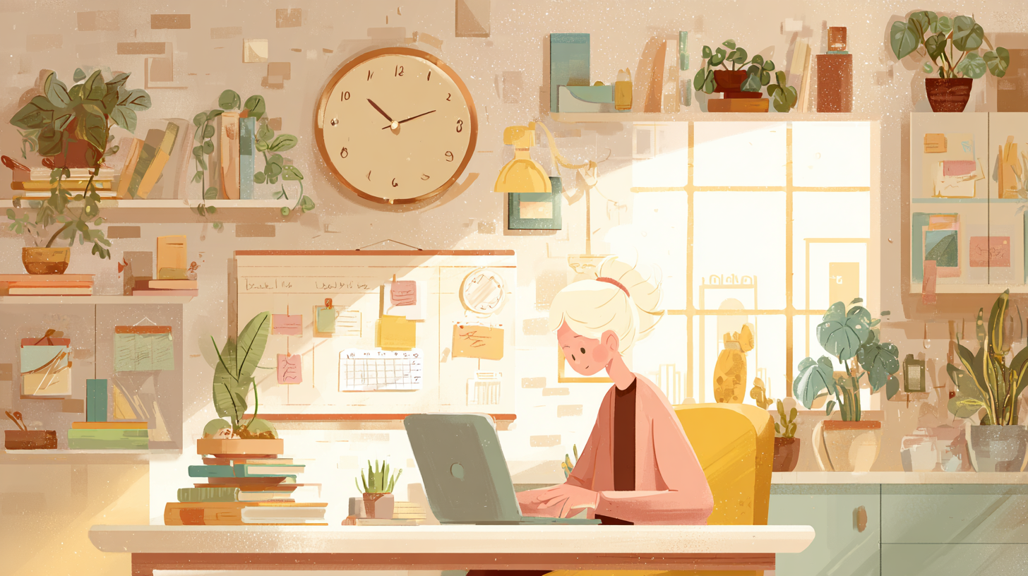 gestion temps travail micro entreprise senior